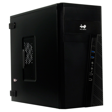 Корпус Mini Tower InWin EFS057 Black 500W RB-S500HQ70 H U3*2+U2*2+A(HD) + Screwless + key lock + key*3pcs mATX