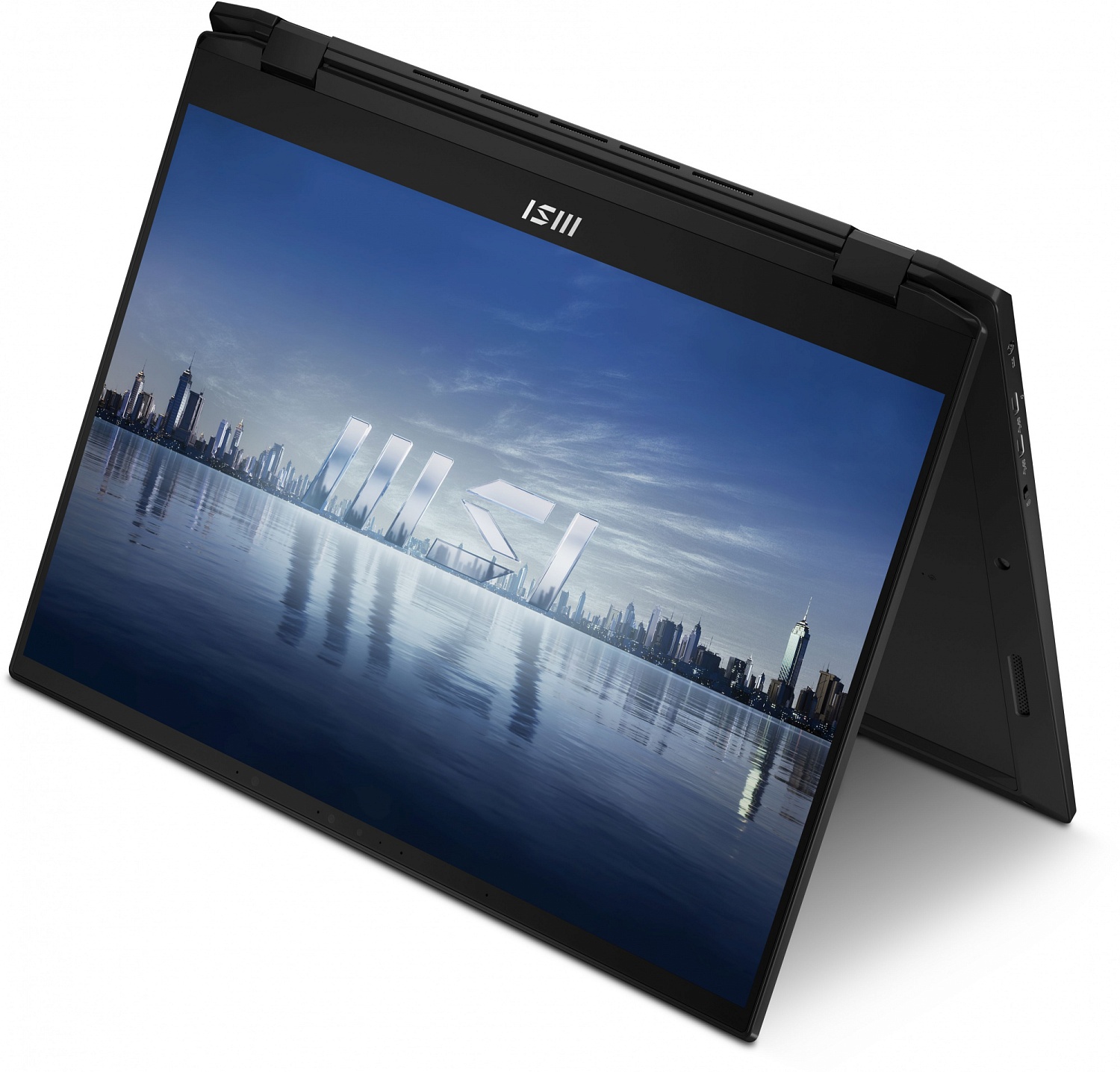 Ноутбук MSI Summit E16Flip A13VET-097RU Core i7 1360P 16Gb SSD1Tb NVIDIA GeForce RTX4050 6Gb 16" IPS Touch QHD+ (2560x1600) Windows 11 Professional black WiFi BT Cam (9S7-159431-097)