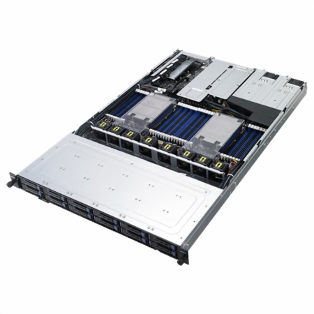 Платформа системного блока ASUS RS700A-E9-RS12 V2 3x SFF8643 + 8x OCuLink on the backplane, 10x 2.5' trays and 2x dummy (4x NVMe/SATA, 4x NVMe/SAS/SATA, 4x SAS/SATA bays), ROME ready, NAPLES - BIOS update need, 2x OcuLink ports on MB, 2 x 800W