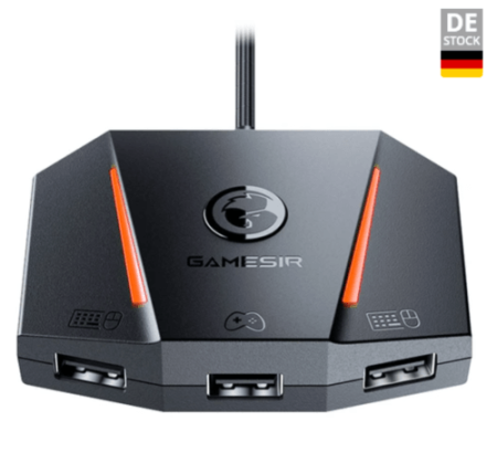 Адаптер GameSir-VX2 AimBox для подключения мышки и клавиатуры к консолям