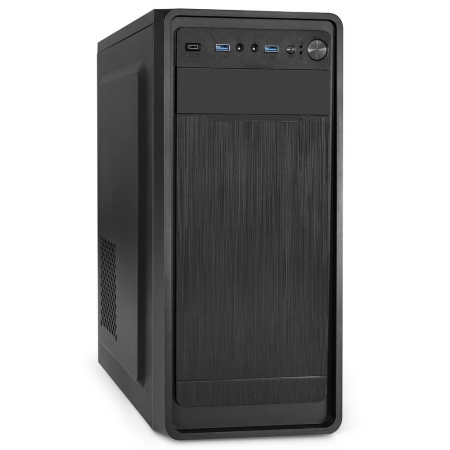 Корпус Miditower ExeGate XP-332UC-XP500 (ATX, XP500 12см, 2*USB3.0+1*TypeC, аудио) (125292)