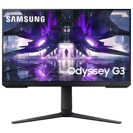 Монитор Samsung 24" Odyssey G3 S24AG320NI черный VA LED 1ms 16:9 HDMI полуматовая HAS Piv 250cd 178гр/178гр 1920x1080 165Hz FreeSync Premium DP WQ 4.5кг