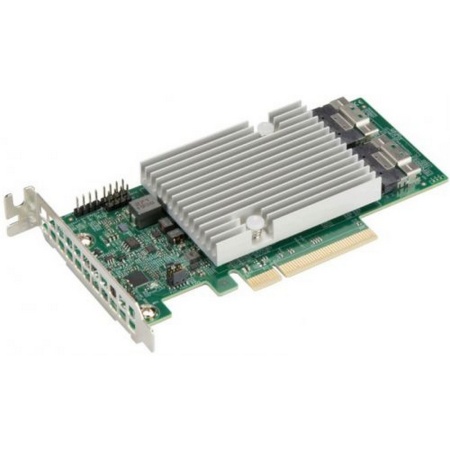 AOC-S3816L-L16IT-O 16 int 12Gb/s SAS3 ports, x8 Gen4, HBA, LP, 122HDDw/exp