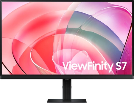 Монитор Samsung 27" ViewFinity S7 S27D700EAI IPS LED 16:9 3840x2160x60Hz 5ms 350cd 1000:1 178/178 1,07 млрд; DP; HDMI; Tilt; VESA; Black