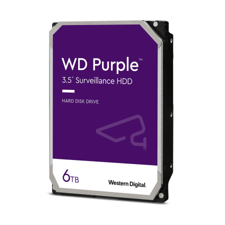 Жесткий диск Western Digital Purple WD62PURZ 6TB 3.5" 5640 RPM 128MB SATA-III DV&NVR для систем видеонаблюдения (аналог WD63PURZ)