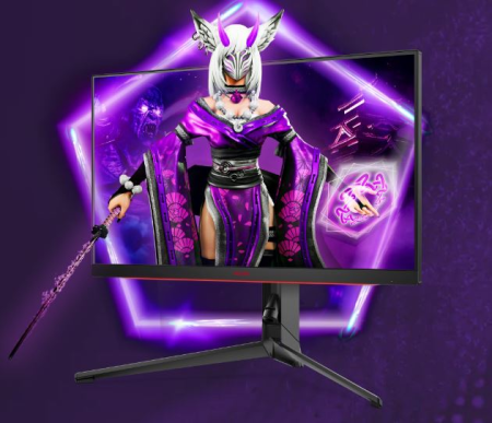 Монитор AOC 27" Agon Pro AG274QZM черный/красный IPS LED 1ms 16:9 HDMI M/M матовая HAS Piv 750cd 178гр/178гр 2560x1440 240Hz G-Sync FreeSync Premium DP 2K USB 7.5кг