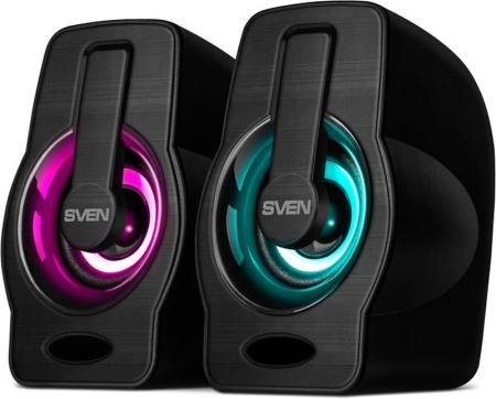 Колонки Sven 255 2.0 черный 6Вт портативные