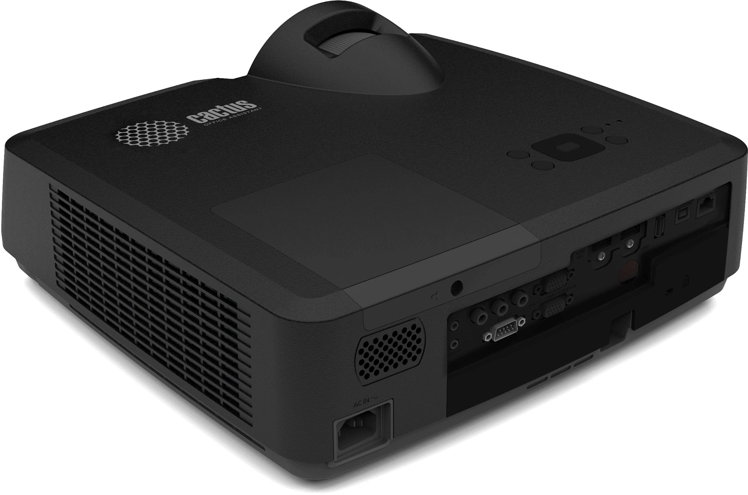 Проектор Cactus Bright CS-V2.B 3LCD 4400Lm ANSI (1024x768) 30000:1 ресурс лампы:10000часов 1xUSB typeA 1xUSB typeB 2xHDMI 4кг