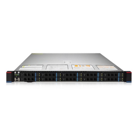 Платформа системного блока Gooxi SR101-D10R AMD 1st/2nd/3rd Gen 1U Direct-attached Backplane 10_2.5'' SAS/SATA Hard Drive Bay Server Barebone (1P/standard type) + 650W CRPS modules +Standard rail kit