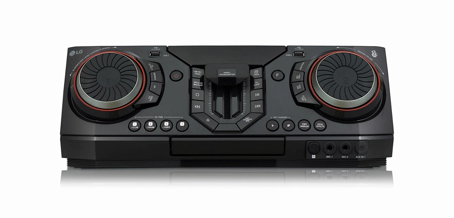 Минисистема LG CL98-FS черный 3500Вт FM USB BT