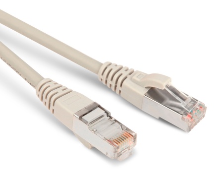 Патч-корд Hyperline PC-LPM-STP-RJ45-RJ45-C5E-2M-LSZH-GY PC-LPM-STP-RJ45-RJ45-C5E-2M F/UTP общий экран RJ-45 вил.-вилка RJ-45 кат.5E 2м серый LSZH (уп.:1шт) 26AWG
