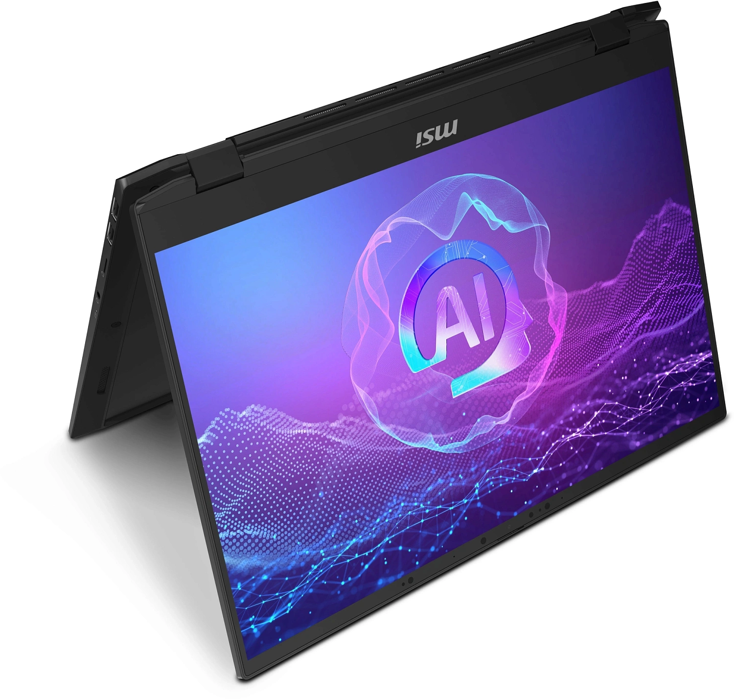 ноутбук MSI Summit 16 AI Evo A2HMTG Core Ultra 7 255H 16" 16:10 QHD+ (2560x1600),IPS,Touch,Pen, LPDDR5 16GB,1TB SSD,Intel® Arc Graphics,Black,82Whr,2,1kg,1y,Win11Home,KB Eng/Rus