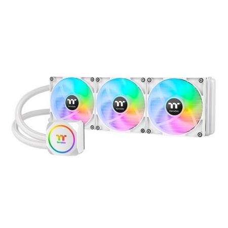 TH420 ARGB Sync Snow Edition/All-In-One Liquid Cooling System [CL-W369-PL14SW-A] ARGB Fan 140*3/PWM ARGB Fan 140*3/PWM 500~1800/MB Sync only/White