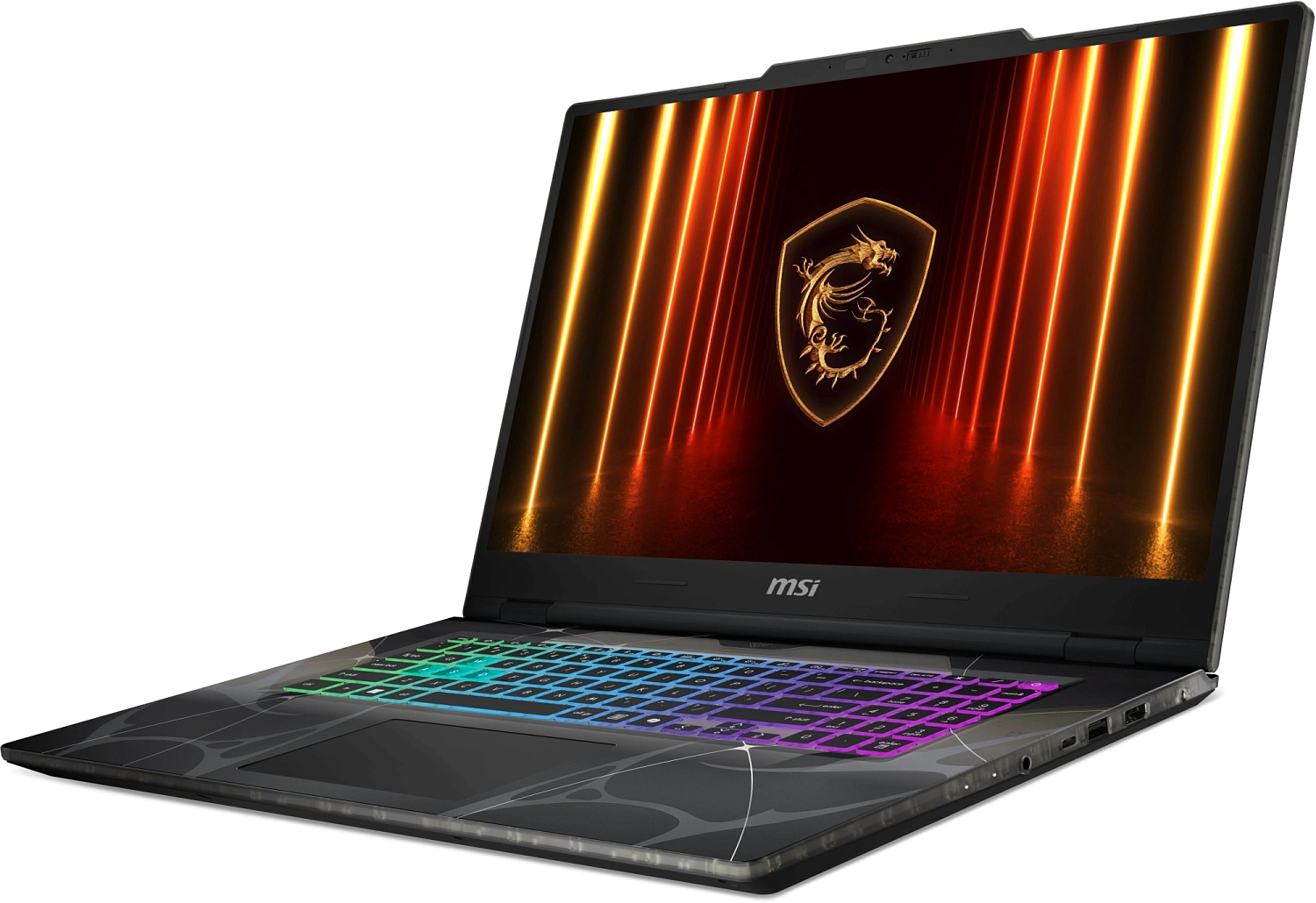 Ноутбук MSI Cyborg 17 B13WEKG-414XRU Core i5 13420H 16Gb SSD512Gb NVIDIA GeForce RTX5050 8Gb 17.3" IPS FHD (1920x1080) FreeDOS black WiFi BT Cam (9S7-17U332-414)