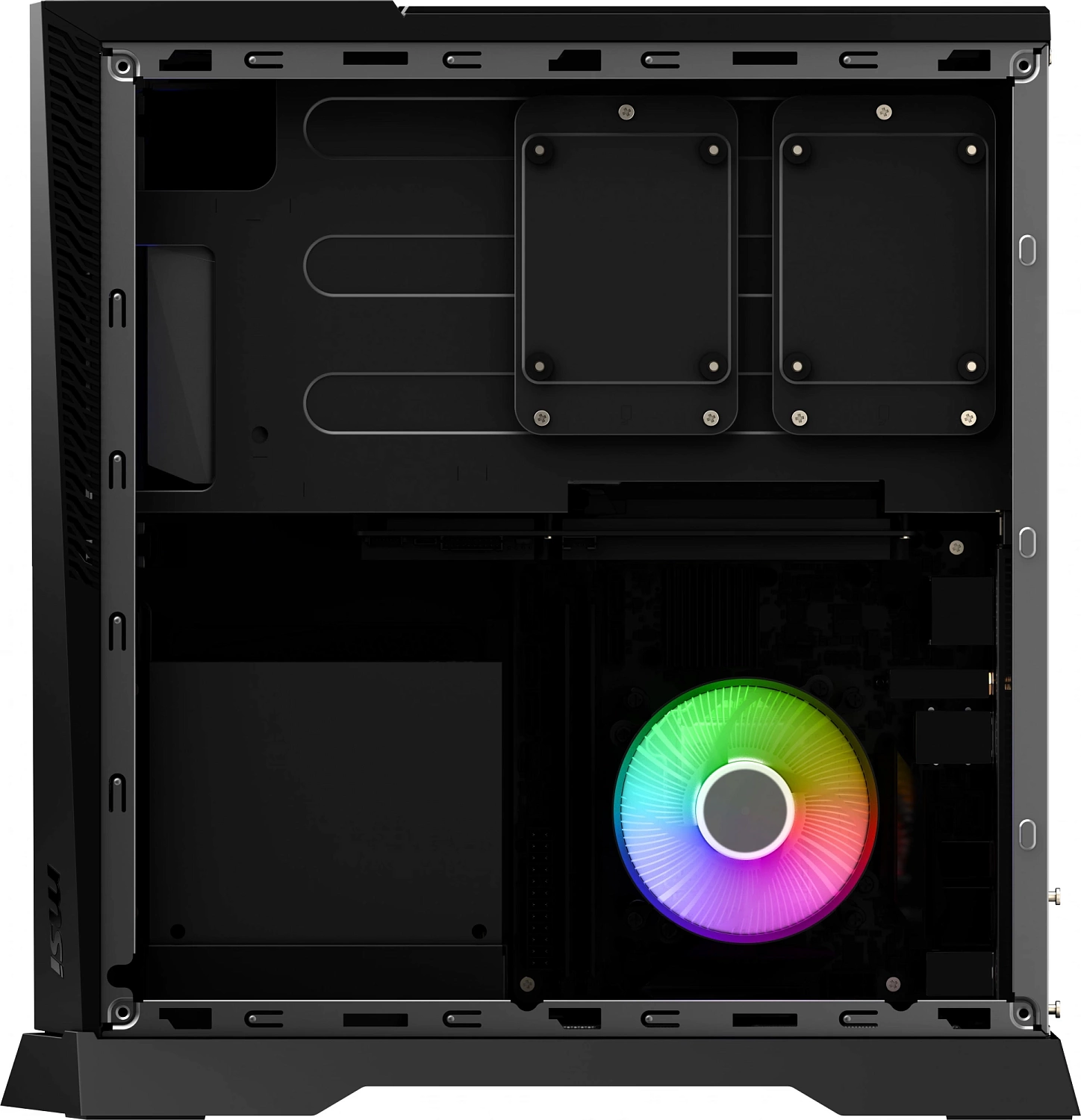 ПК MSI Trident AS 14NUE7-805RU i7 14700F (2.1) 32Gb SSD1Tb RTX 4070Super 12Gb Windows 11 Home 2.5xGbitEth WiFi BT черный (9S6-B92441-805)