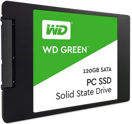 Твердотельный накопитель Western Digital SSD GREEN 120Gb SATA-III 2,5”/7мм WDS120G2G0A (аналог WDS120G1G0A), 1 year