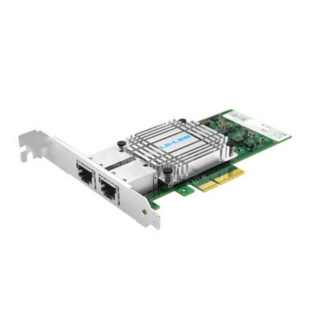 Сетевая карта LR-Link NIC PCIe 3.0 x4, 2 x 10G, Base-T, Intel X550 chipset (FH+LP)