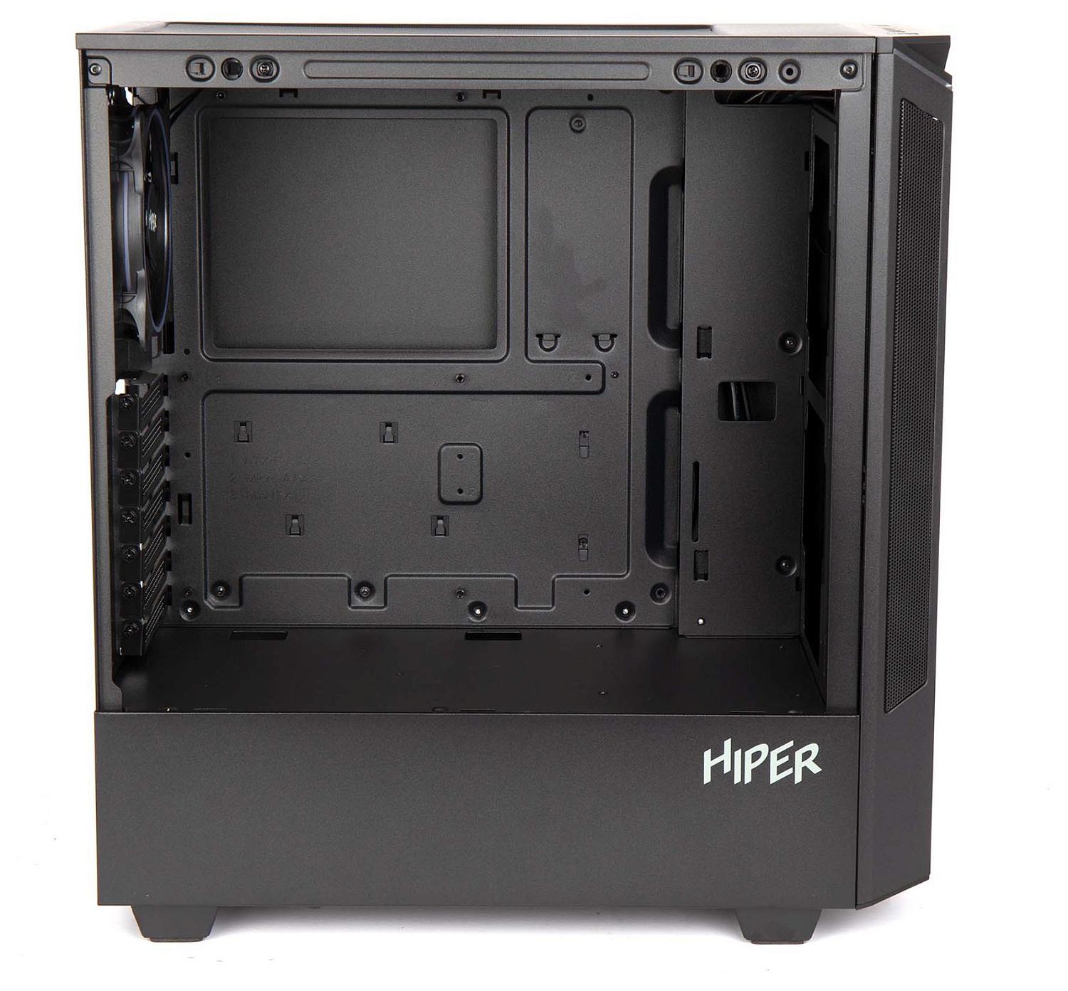 Корпус Hiper PB81 черный без БП ATX 4x120mm 2xUSB2.0 2xUSB3.0 audio bott PSU