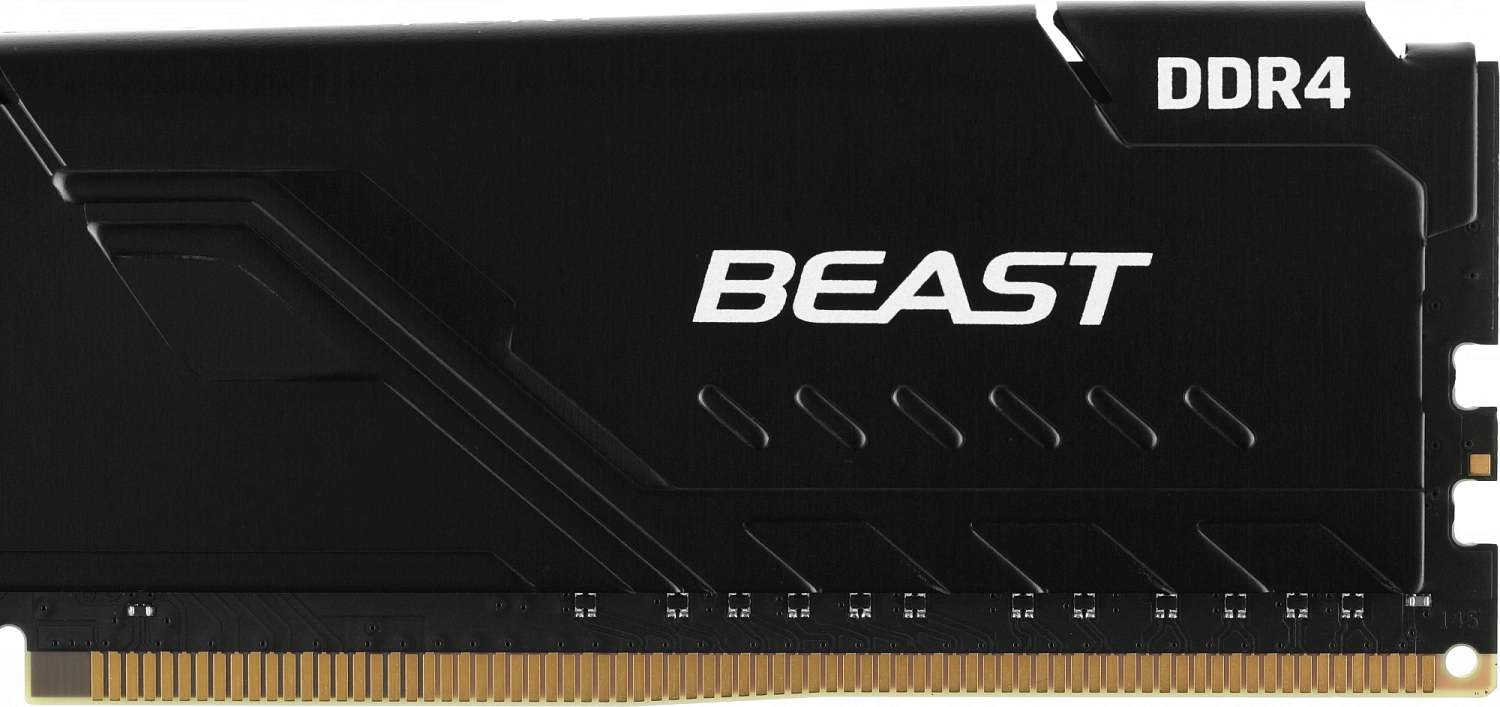 Память DDR4 4x16Gb 3600MHz Kingston KF436C18BBK4/64 Fury Beast Black RTL Gaming PC4-28800 CL18 DIMM 288-pin 1.35В single rank с радиатором Ret