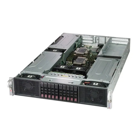 Bad Pack SYS-2029GP-TR 2U, 2x LGA3647, Intel C621, 16x DDR4, 8x 2.5" SAS/SATA, SIOM, 2x2000W (298389)