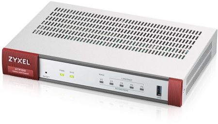 Межсетевой экран Межсетевой экран Zyxel ATP100, 1xWAN GE, 1xOPT GE (LAN/WAN), 3xLAN/DMZ GE, 1xUSB3.0, AP Controller (8/24), NebulaFlex Pro, с подпиской Gold на 1 год (AS, AV, CF, IDP/DPI, Sandboxing, SecuReporter, Sec