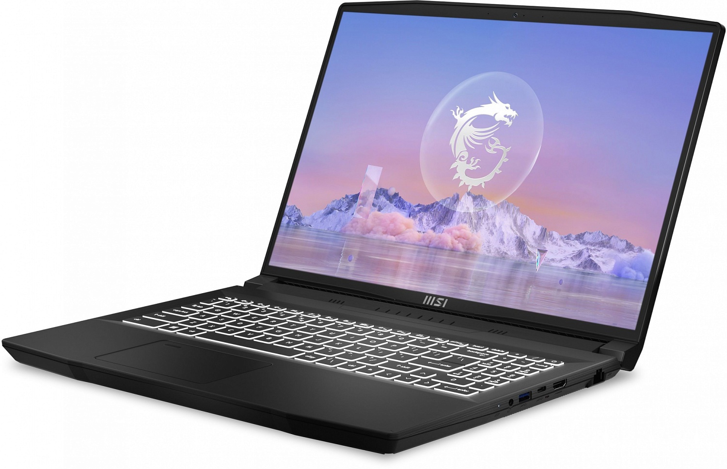 Ноутбук MSI Creator M16 B12UDX-808RU Core i7 12650H 16Gb SSD512Gb NVIDIA GeForce RTX 3050 6Gb 16" IPS FHD+ (1920x1200) Windows 11 Professional black WiFi BT Cam (9S7-158531-808)