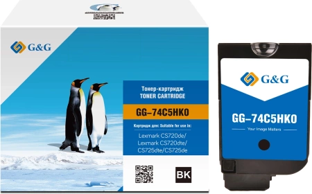 Тонер-картридж G&G toner-cartridge for Lexmark CS720de/Lexmark CS720dte/CS725dte/CS725de 20 000 pages with chip гарантия 12 мес.