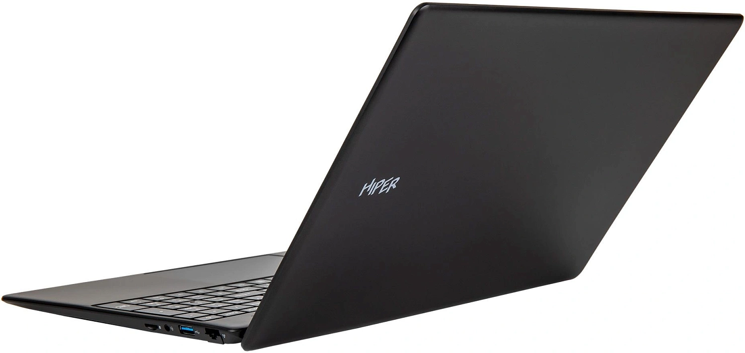 Ноутбук Hiper Workbook U26 Core i5 12450H 8Gb SSD256Gb Intel UHD Graphics 15.6" IPS FHD (1920x1080) Windows 11 Pro 64 black WiFi BT Cam 3500mAh (U26-15FII5124R8S2WPG)