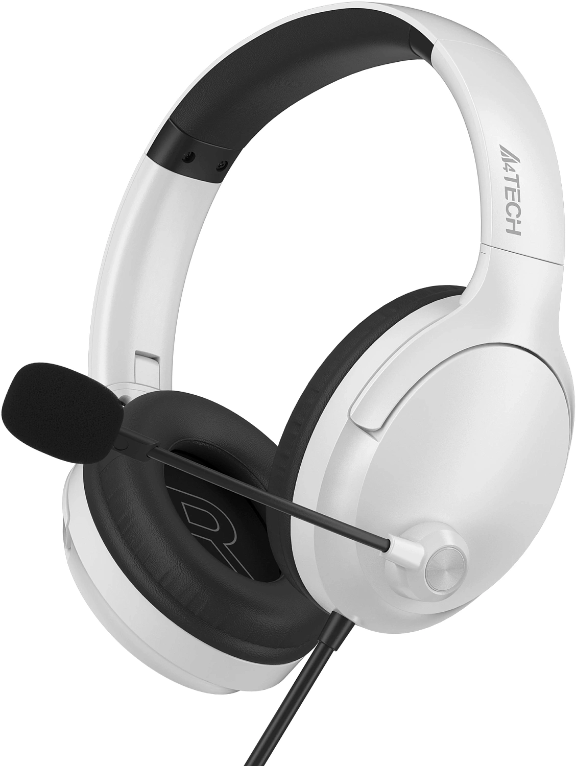 Наушники с микрофоном A4Tech Fstyler FH280U White белый 2м мониторные USB оголовье (FH280U)