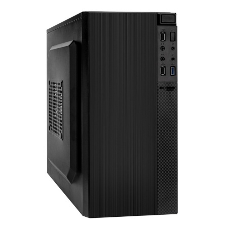 Корпус Minitower ExeGate BAA-104U (mATX, без БП, 2*USB+1*USB3.0, аудио, черный)