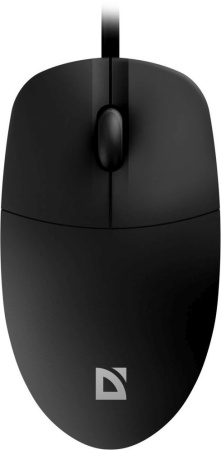 Мышь Defender Azora MB-241 черный оптическая 1200dpi silent USB 2but (52241)
