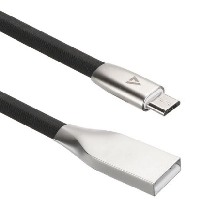 USB кабель ACD-Infinity MicroUSB ~ USB-A TPE, 1.2м, черный (ACD-U922-M1B)