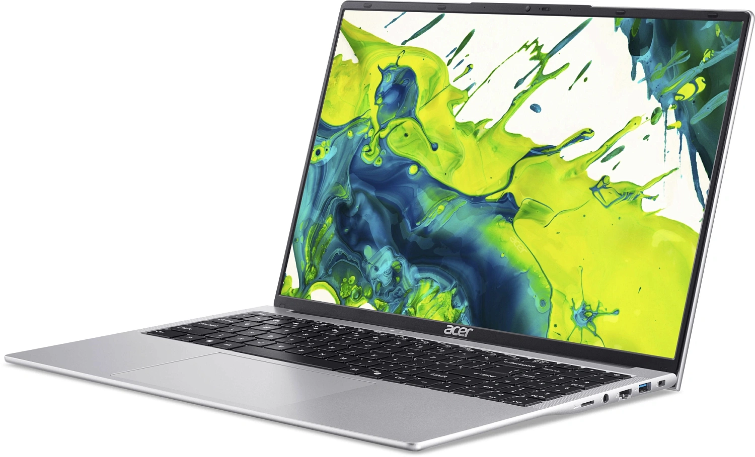 Ноутбук Acer Aspire Lite 16 AL16-54P-763P Intel Core i7-1355U/16Gb (soldered D5)/SSD512Gb/UMA/16"/IPS/WUXGA/1920x1200/60Hz/NoOS/RJ-45/Silver/1.6kg