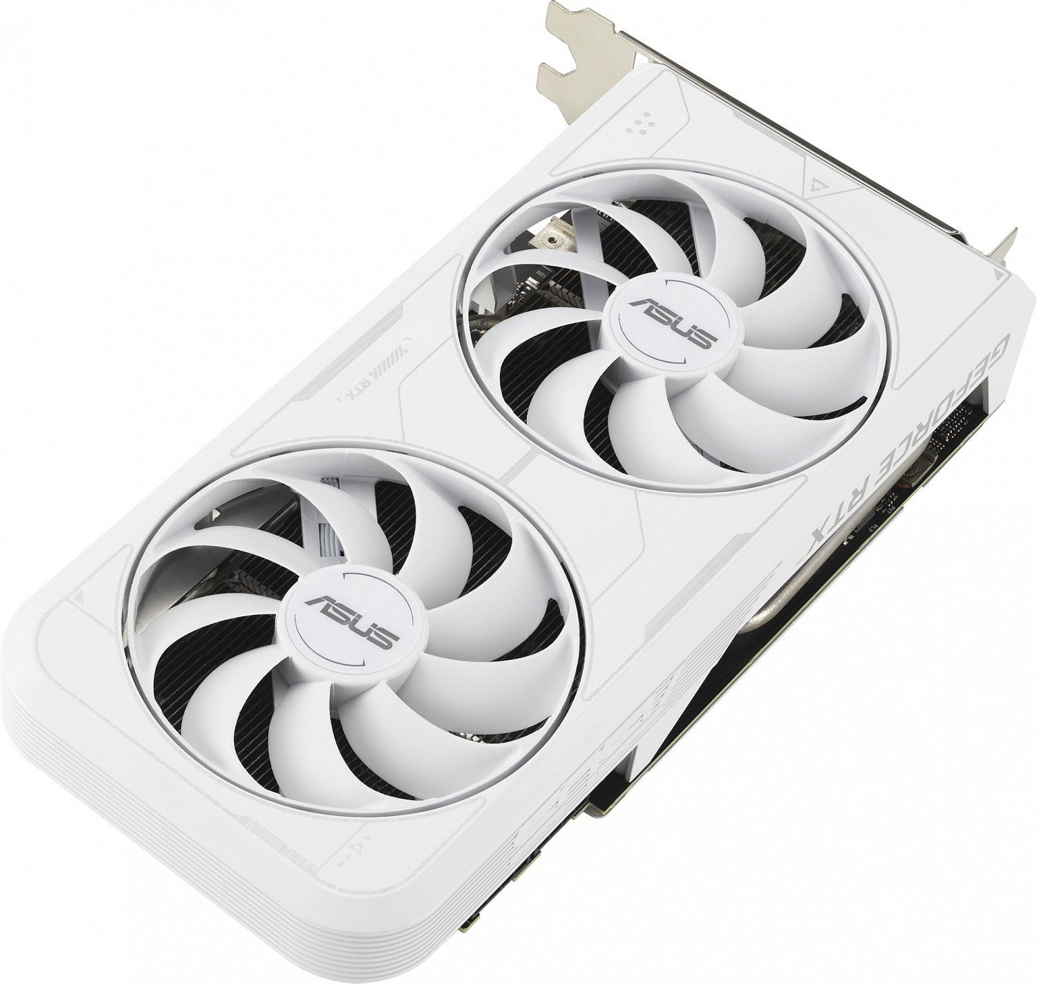 Видеокарта ASUS DUAL-RTX3060TI-O8GD6X-WHITE//RTX3060TI HDMI DP*3 8G D6X; 90YV0IP2-M0NA00