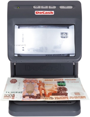 Детектор банкнот DoCash mini IR 10906 просмотровый мультивалюта