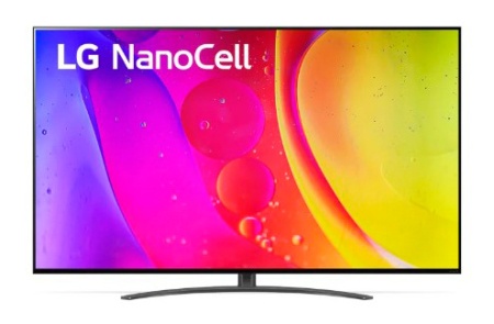 Телевизор LED LG 75" 75NANO826QB.ARUB темно-серый 4K Ultra HD 60Hz DVB-T DVB-T2 DVB-C DVB-S DVB-S2 USB WiFi Smart TV
