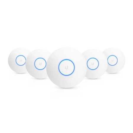 UniFi AP NanoHD (5-pack) [UAP-nanoHD-5] Ubiquiti точка доступа 2.4+5 ГГц, ac Wave2, 4х4 MU-MIMO, 802.3af, 1х 1G Ethernet (5-pack) (024211) {4}