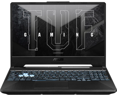 Ноутбук Asus TUF Gaming A15 FA506NF-HN042 Ryzen 5 7535HS 8Gb SSD512Gb NVIDIA GeForce RTX 2050 4Gb 15.6" IPS FHD (1920x1080) noOS black WiFi BT Cam (90NR0JE7-M004R0)