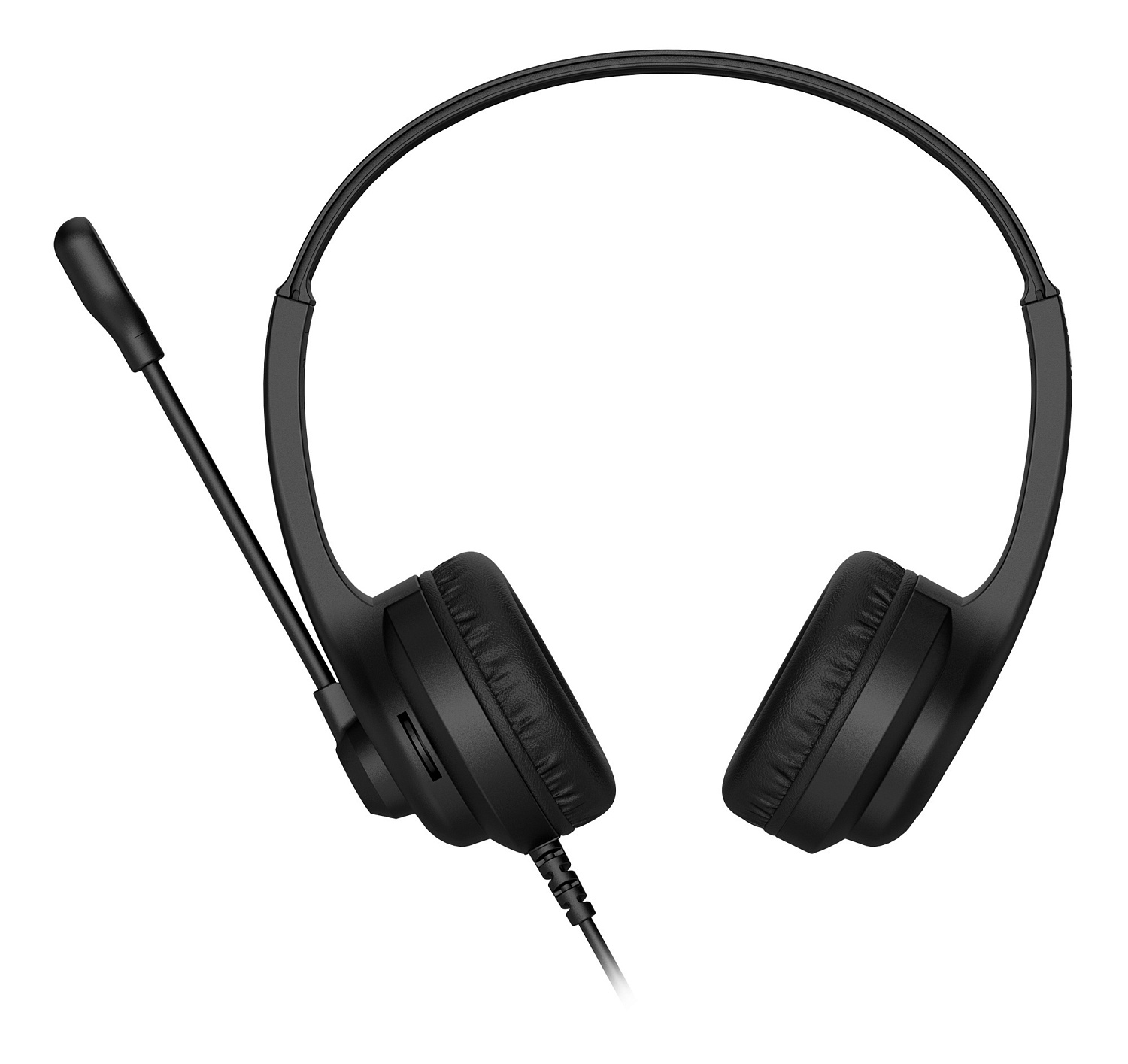 Наушники с микрофоном A4Tech HU-8 черный 2м накладные USB оголовье
