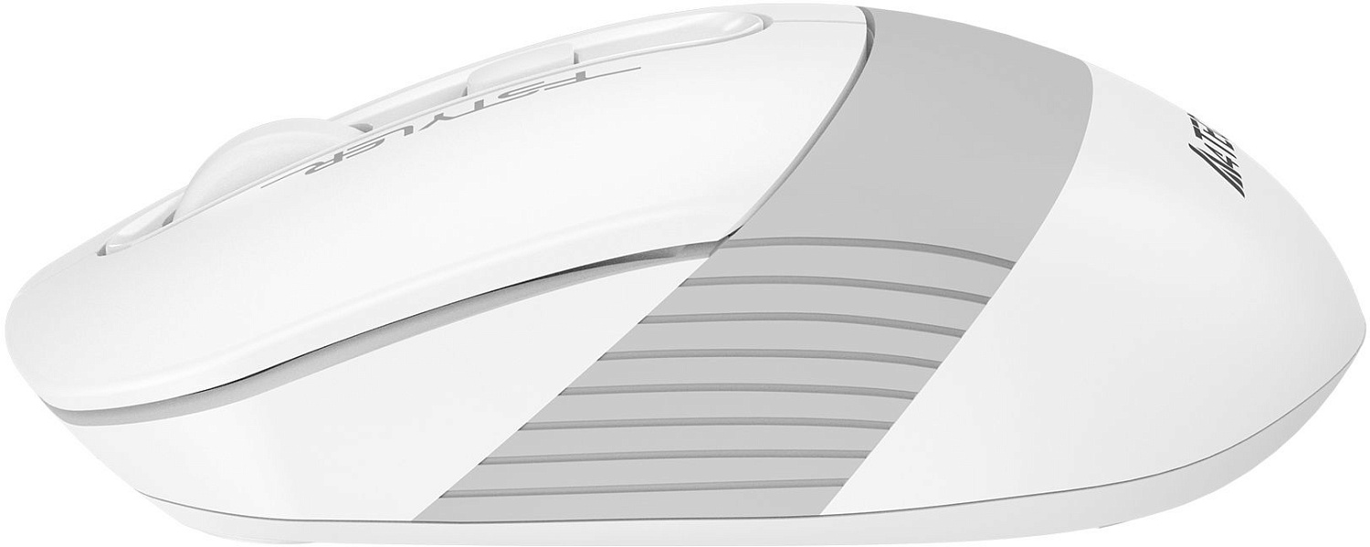 Мышь A4Tech Fstyler FG10CS Air белый/серый оптическая (2000dpi) silent беспроводная USB для ноутбука (4but) Мышь A4Tech Fstyler FG10CS Air белый/серый оптическая (2000dpi) silent беспроводная USB для ноутбука (4but)
