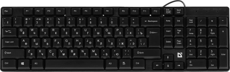 Клавиатура Defender Accent SB-720 черный USB slim (45720)