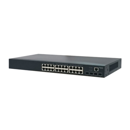 ECS4120-28T 24 x GE + 4 x 10G SFP+ ports L2+ Switch, Fan-less design