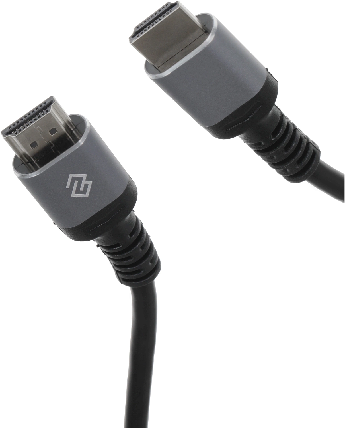 Кабель аудио-видео Digma HDMI (m)/HDMI (m) 2м. позолоч.конт. черный (D-HDMI-V2.0-2M)