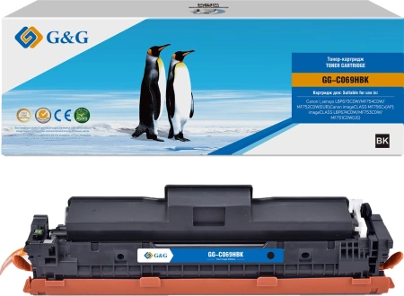 Картридж лазерный G&G GG-C069HBK 069H Black черный (7600стр.) для Canon I_sensys LBP673CDW/MF754CDW/MF752CDW(EUR)/imageCLASS MF756Cx(AP)/LBP674CDW/MF753CDW/MF751CDW(US)