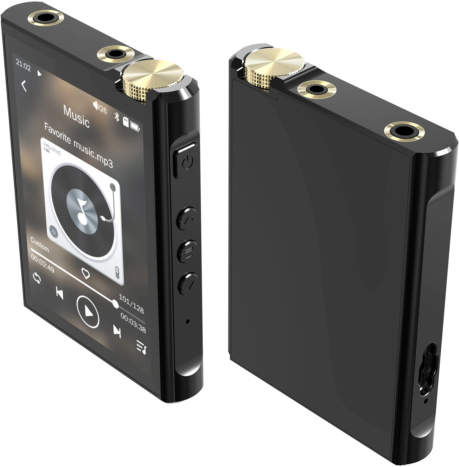 Плеер Hi-Fi Flash Digma Pro XT7 черный/золотистый/3.5"/FM/microSD/microSDHC Плеер Hi-Fi Flash Digma Pro XT7 черный/золотистый/3.5"/FM/microSD/microSDHC