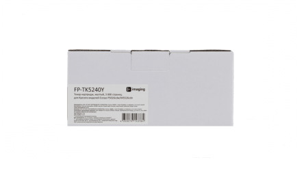 Тонер-картридж F+ imaging, желтый, 3 000 страниц, для Kyocera моделей Ecosys P5026cdw/M5526cdn (аналог TK-5240Y /1T02R7ANL0), FP-TK5240Y