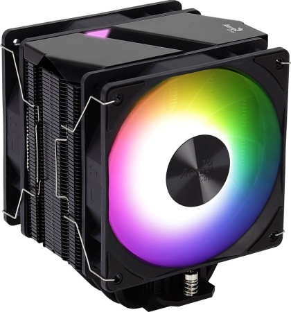 Устройство охлаждения(кулер) Aerocool Rime 4 Dual Soc-AM5/AM4/1151/1200/2066/1700 4-pin Al 250W LED Ret