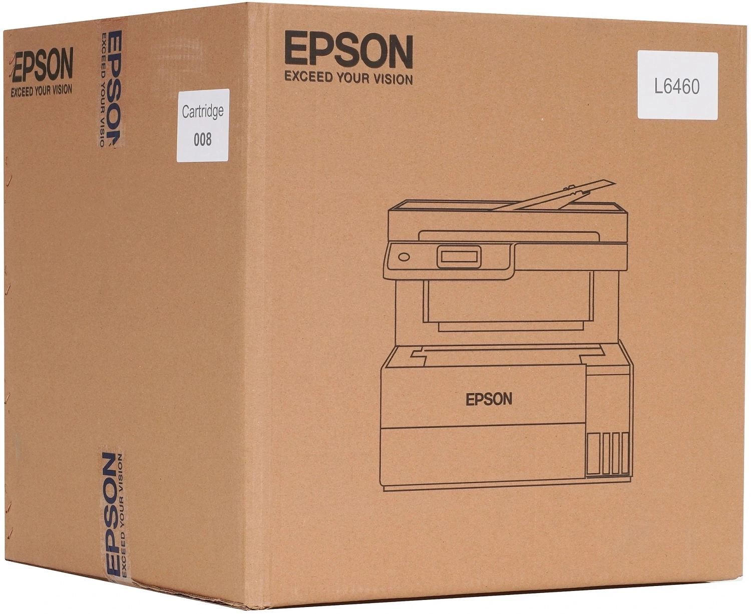 МФУ струйный Epson L6460 (C11CJ89507) A4 Duplex WiFi белый