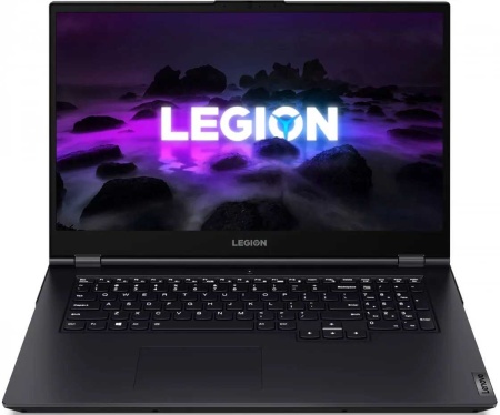 Ноутбук Lenovo Legion 5 17ACH6 Ryzen 5 5600H 8Gb SSD512Gb NVIDIA GeForce RTX 3050 4Gb 17.3" IPS FHD (1920x1080) Windows 11 Home dk.blue WiFi BT Cam (82K000ABRU)