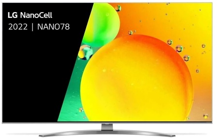 Телевизор LED LG 55" 55NANO786QA.ARUB серебристый 4K Ultra HD 60Hz DVB-T DVB-T2 DVB-C DVB-S DVB-S2 USB WiFi Smart TV